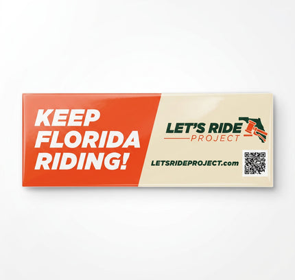 Let's Ride Project Bumper Sticker Donation